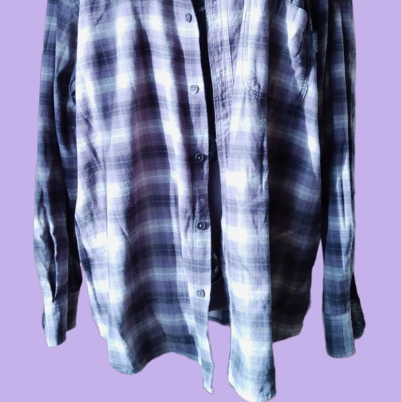 Wolverine Men's grey plaid shirt, XXL - Picture 6 of 7
